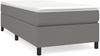 vidaXL Boxspringbett mit Matratze Dunkelgrau 90x190 cm Stoff 3144384 Bild 2