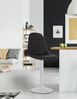 CLP Barhocker Elmore Stoff,schwarz Metall matt weiss Bild 2