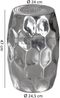 Wohnling Beistelltisch YADA 30 x 47 x 30 cm Aluminium Dekotisch orientalisch rund, silber Bild 4