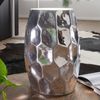 Wohnling Beistelltisch YADA 30 x 47 x 30 cm Aluminium Dekotisch orientalisch rund, silber Bild 2
