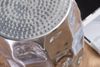 Wohnling Beistelltisch YADA 30 x 47 x 30 cm Aluminium Dekotisch orientalisch rund, silber Bild 5