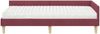 vidaXL Eckbettgestell mit Matratze mit Matratze 2 pcs Grau Stoff 3393672 Bild 5