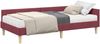 vidaXL Eckbettgestell mit Matratze mit Matratze 2 pcs Grau Stoff 3393672 Bild 2