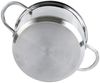 Edelstahl-Kochtopf mit Glasdeckel, geeignet für alle Herdarten ø18 cm Bild 5