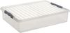Sunware Bettbox Q-Line 60 l transparent 80 x 50 x 18 cm Aufbewahrungsbox Bild 3