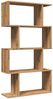 vidaXL Raumteiler-Bücherregal 4 Böden Artisan-Eiche 70x24x129 cm 858110 Bild 2