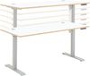 Höhenverstellbarer Schreibtisch MEMPHIS Weiß - 160 x 77 cm Bild 2