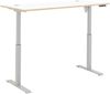 Höhenverstellbarer Schreibtisch MEMPHIS Weiß - 160 x 77 cm Bild 3