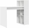 vidaXL Schreibtisch mit Regal Weiß 108 x 55 x 103.5 cm Holzwerkstoff 869458 Bild 2