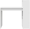vidaXL Schreibtisch mit Regal Weiß 108 x 55 x 103.5 cm Holzwerkstoff 869458 Bild 5