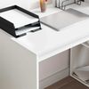 vidaXL Schreibtisch mit Regal Weiß 108 x 55 x 103.5 cm Holzwerkstoff 869458 Bild 4