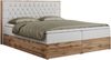 Boxspringbett, Schlafzimmerbett, Bettkasten - AMORE - 180 x 200 cm - Weiß Kunstleder - H4 Bild 4