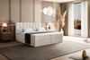 ALTDECOR 'OTTA' Boxbett, Multipocket-Matratze H4, H3 Matratze Bonellfederung, Topper, Kopfteil, H3/Beige Casablanca, 140x200 Bild 4