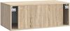 vidaXL Wandmontierter TV-Schrank 78,5x31 cm Sonoma-Eiche 898887 Bild 5