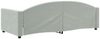 vidaXL Tagesbett Hellgrau 90x200 cm Samt 354136 Bild 5