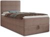 Sofnet Boxbett Mollo Mini (großer Bettkasten, Bonell-Matratze und Topper), Einzelbett, Polsterbett mit Kopfteil, Boxspringbett, Cordstoff Bild 2