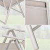 CASARIA® Sitzgruppe Alu Bern 4+1 + WPC Tisch Natur Bild 4