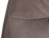 Esszimmerstuhl HWC-K28, Küchenstuhl Polsterstuhl Stuhl mit Armlehne, drehbar, Metall ~ Stoff/Textil braun Bild 4