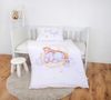 Herding Flanell Baby Kinder Bettwäsche Sleeping on the moon 100x135 cm B Bild 4