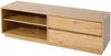 TV-Rack HWC-J78, Fernsehtisch Lowboard Kommode, Schublade, MDF 42x140x40cm ~ Eiche-Optik Bild 5