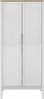 vidaXL Kleiderschrank FLORO Weiß 77x53x171 cm Massivholz Kiefer 374006 Bild 5
