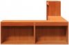 vidaXL Nachttisch mit Schreibtisch Wachsbraun 222x107x75 cm Massivholz 855758 Bild 5