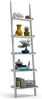 COSTWAY Leiterregal mit 5 Boeden Standregal Treppenregal Pflanzenregal Holzregal Stufenregal Wandregal Dekoregal Blumenregal Buecherregal weiss Bild 5