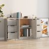 3 Stk. Sideboards, Kommoden Betongrau Holzwerkstoff j3658p Bild 3