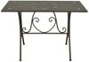 HTI-Living Gartentisch Metalltisch in Rostoptik 110 x 56 x 75 cm (Stück, 1-St, 1 Gartentisch), Metalltisch Terrassentisch Bild 2