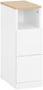 SoBuy FBT149-WNx2 Nachttisch, Spanplatte, Melamin, Weiß, 35 x 60 x 20 cm Bild 4