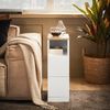 SoBuy FBT149-WNx2 Nachttisch, Spanplatte, Melamin, Weiß, 35 x 60 x 20 cm Bild 5