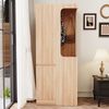 Kleiderschrank mit Schubladen & offenem Bereich, 70x40x170 cm, Holzfarbe Bild 3