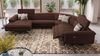 Sofanella Wohnlandschaft STELLA Stoffbezug Sofalandschaft Ecksofa in Grün Bild 2