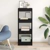 vidaXL Bücherregal Schwarz 37 x 30 x 103 cm Holzwerkstoff 880455 Bild 4