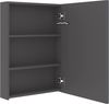 vidaXL LED-Spiegelschrank fürs Bad Grau 50x13x70 cm 326490 Bild 5
