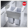 Hailo Abfallsammler 3619471 CE Slide Euro-Cargo 2x 38 Liter Bild 2