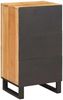 vidaXL Sideboard mit Speicher Braun 40 x 33 x 75 cm Massivholz Mango 4018068 Bild 3