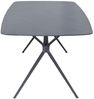 Gartentisch Cliff / Bari, Aluminium, Grau, 200 x 75 x 100 cm Bild 2