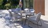 Gartentisch Cliff / Bari, Aluminium, Grau, 200 x 75 x 100 cm Bild 5