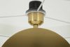 Dmora Stehlampe Telero, Bodenlicht, Lampe, Stehleuchte, 40x40 h151 cm, Weiß und Gold Bild 5