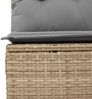 vidaXL 8-tlg. Garten-Sofagarnitur mit Kissen Beige Poly Rattan 3225891 Bild 5