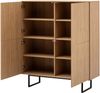 Home affaire Highboard Lund, moderner Schrank, Kommode mit Kufengestell, ausreichend Stauraum, vielseitig einsetzbar, 115 cm breit Bild 4