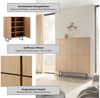 Home affaire Highboard Lund, moderner Schrank, Kommode mit Kufengestell, ausreichend Stauraum, vielseitig einsetzbar, 115 cm breit Bild 3
