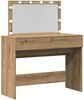 vidaXL Schminktisch Artisan-Eiche 100 x 40 x 120 cm Holzwerkstoff 868861 Bild 2