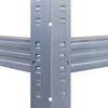 shelfplaza PRO 230x90x60 cm Eckregal in grau-verzinkt mit 7 Böden und 142 kg Traglast pro Boden Bild 3