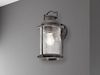 Außenleuchte, Wandlampe, Stahl Glas, Verwittertes Zink Bild 3