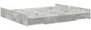 vidaXL Aufbewahrungsbettgestell Beton Grau 180 x 200 cm Holzwerkstoff 3335272 Bild 4