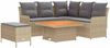 vidaXL Möbelsets mit Kissen 5 pcs Beige und Hellgrau PE-Rattan 3422205 Bild 2