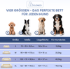 ELONEO orthopädisches Hundebett Grosse Hunde - 122 x 89 x 20 cm, Hundekorb mit Memory Foam, Hundematte wasserdicht und waschbar, Hundekissen, Hundematratze mit weicher Polsterung, Creme Bild 4