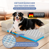 ELONEO orthopädisches Hundebett Grosse Hunde - 122 x 89 x 20 cm, Hundekorb mit Memory Foam, Hundematte wasserdicht und waschbar, Hundekissen, Hundematratze mit weicher Polsterung, Creme Bild 2